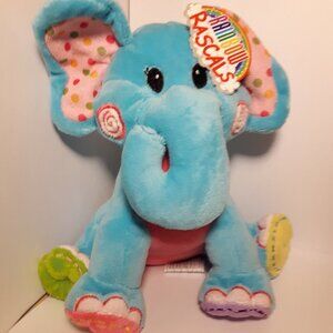 Rainbow Rascals Elephant Plush Cute NWT